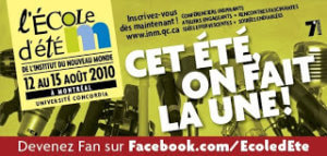 Academos école d'été de l'INM