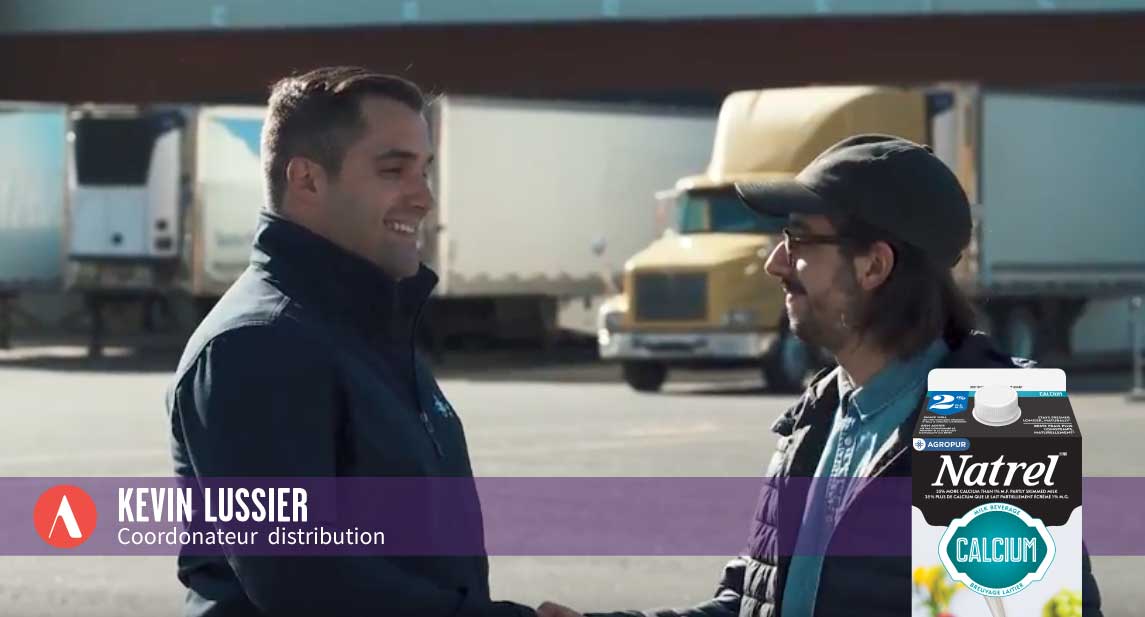 Academos visite Agropur Kevin Lussier 